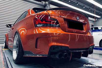 2008-2013 BMW E82 E88 1M 1 Series RZ Style Carbon Fiber Trunk Spoiler - Carbonado Aero