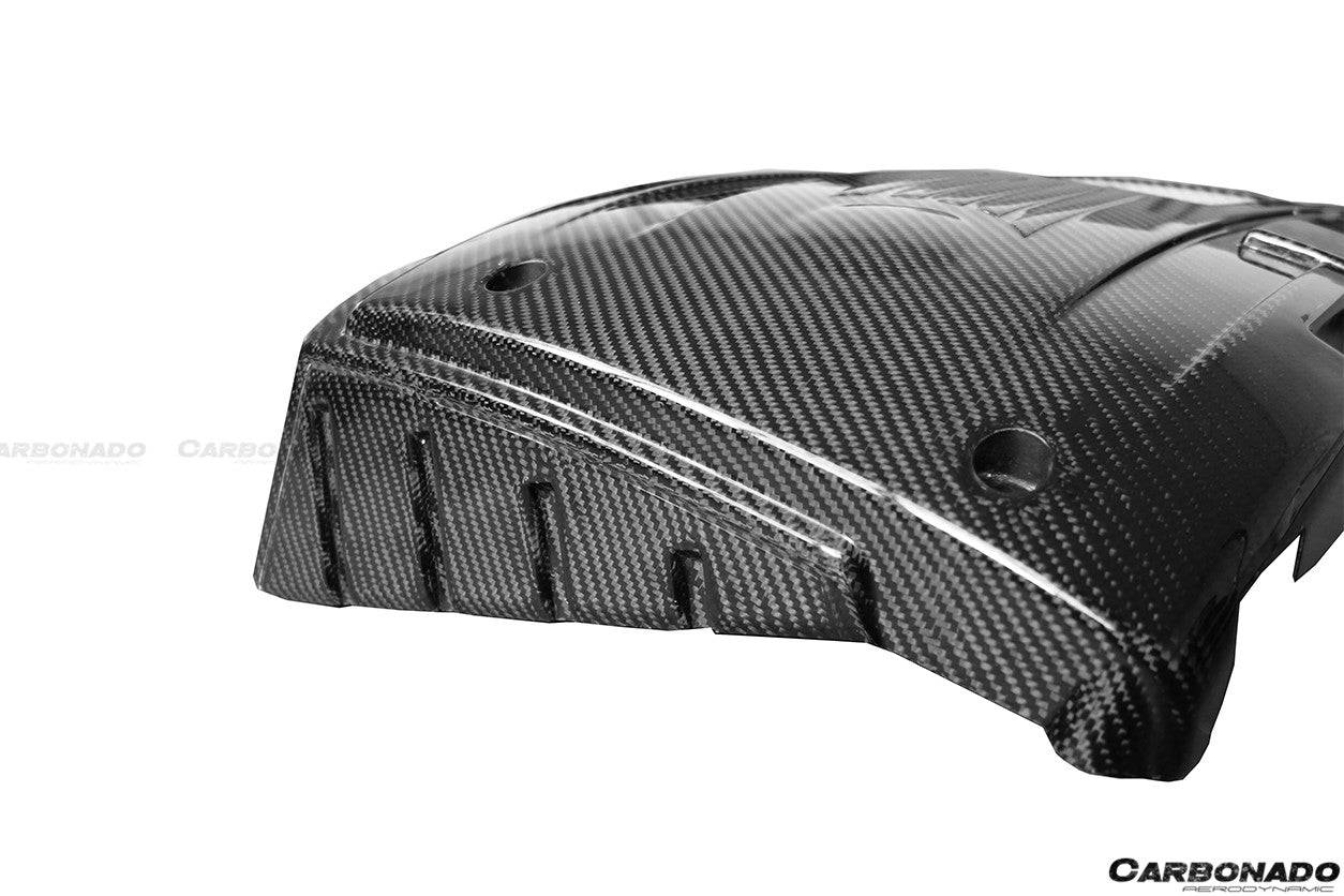 2008-2013 BMW E82 E88 1M OE Style Carbon Fiber Engine Cover - Carbonado Aero