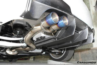 2008-2013 BMW E82 E88 1M RZ Style Carbon FIber Rear Lip/Diffuser - Carbonado Aero