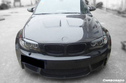 2008-2013 BMW E82 E88 1M 1 Series AP Style Carbon Fiber Hood - Carbonado