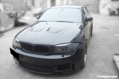 2008-2013 BMW E82 E88 1M 1 Series AP Style Carbon Fiber Hood - Carbonado Aero
