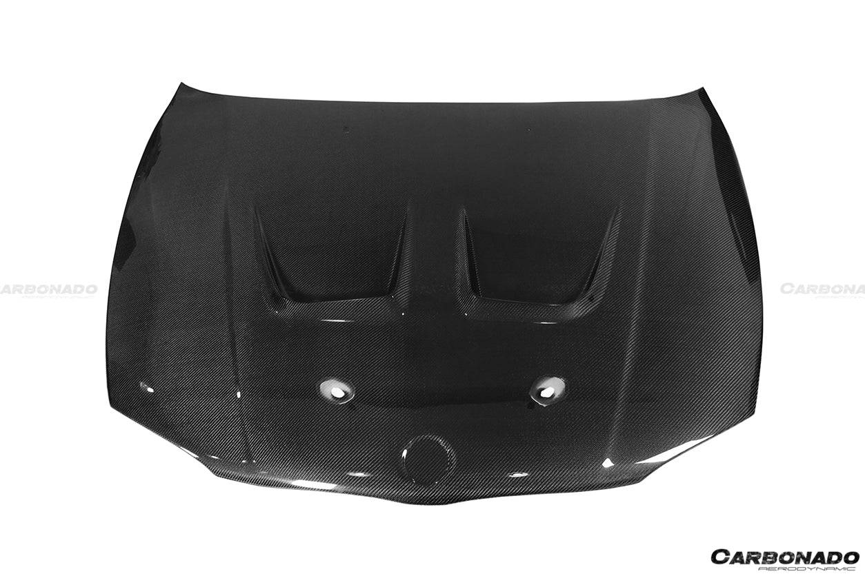 2008-2013 BMW E82 E88 1M 1 Series AP Style Carbon Fiber Hood - Carbonado Aero