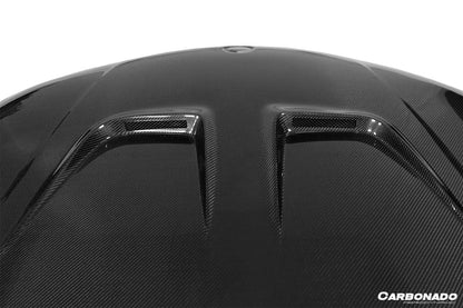 2008-2013 BMW E82 E88 1M 1 Series AP Style Carbon Fiber Hood - Carbonado Aero