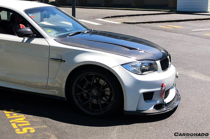 2008-2013 BMW 1 Series E82 E88 1M RZ Style Carbon Fiber Hood
