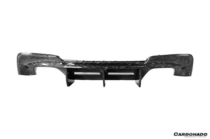 2008-2013 BMW E82 E88 1M RZ Style Carbon Fiber Rear Lip  Rear Diffuser Undertray