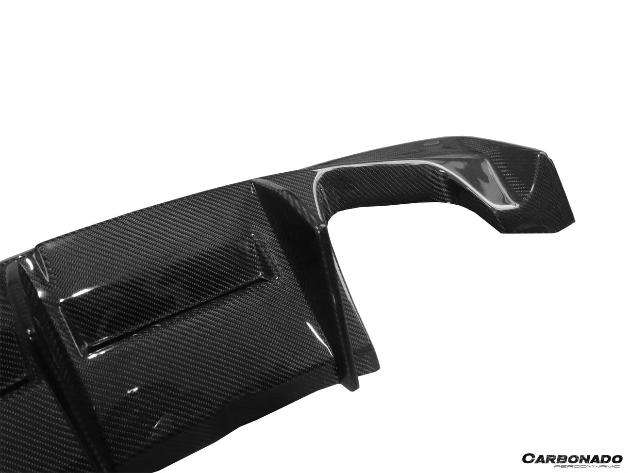 2008-2013 BMW E82 E88 1M RZ Style Carbon Fiber Rear Lip  Rear Diffuser Undertray