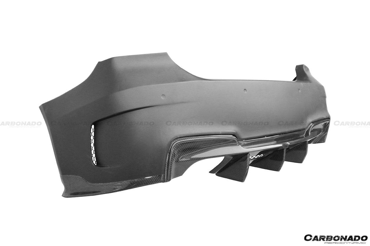 2006-2012 BMW 3 Series E90 1M Style Rear Bumper - Carbonado Aero