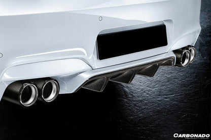 2012-2018 BMW F12 F13 M6 MP Style Carbon Fiber Rear Lip - Carbonado Aero