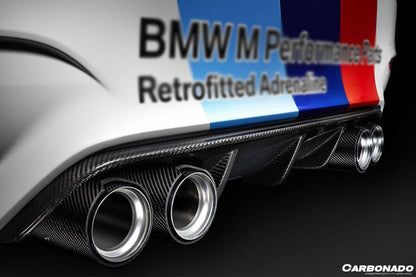 2012-2018 BMW F12 F13 M6 MP Style Carbon Fiber Rear Lip - Carbonado Aero