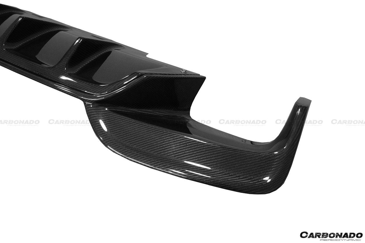 2012-2018 BMW F12 F13 M6 MP Style Carbon Fiber Rear Lip - Carbonado Aero