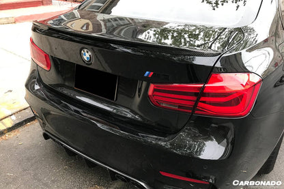 2014-2020 BMW F82 M4 Coupe D3 Style Carbon Fiber Trunk Spoiler - Carbonado Aero