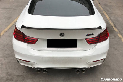 2014-2020 BMW F82 M4 Coupe D3 Style Carbon Fiber Trunk Spoiler - Carbonado Aero