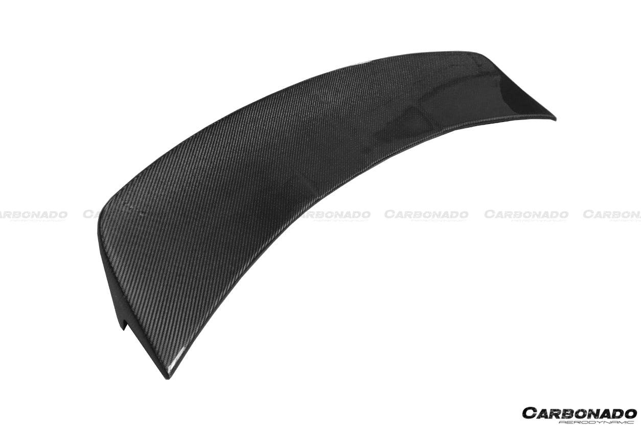 2014-2020 BMW F82 M4 Coupe DE Style Carbon Fiber Trunk Spoiler - Carbonado Aero