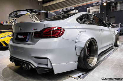 2014-2020 BMW F82/F83 M4 DE Style Carbon Fiber Side Skirts - Carbonado Aero
