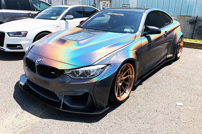 2014-2020 BMW F82/F83 M4 DE Style Carbon Fiber Side Skirts - Carbonado