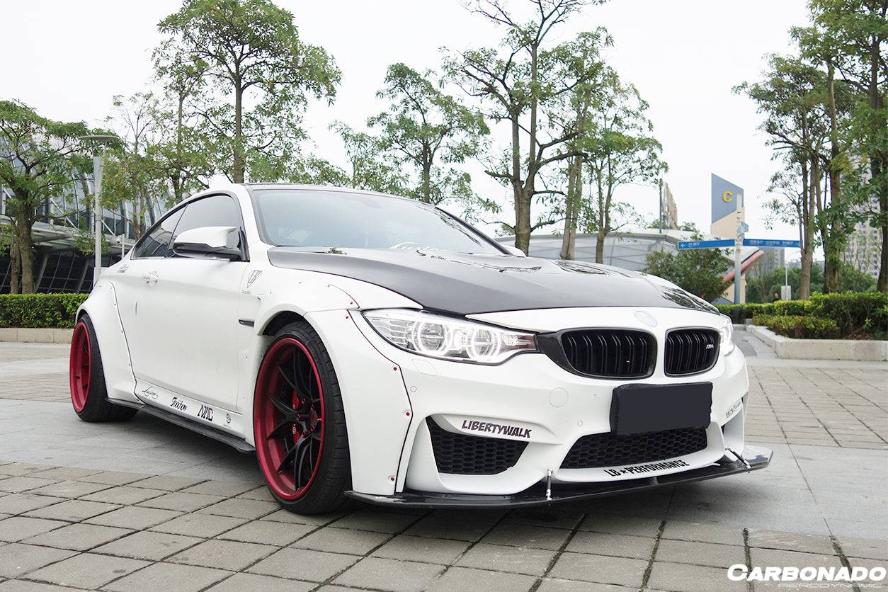 2014-2020 BMW F82/F83 M4 DE Style Carbon Fiber Side Skirts - Carbonado Aero