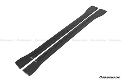 2014-2020 BMW F82/F83 M4 DE Style Carbon Fiber Side Skirts - Carbonado Aero