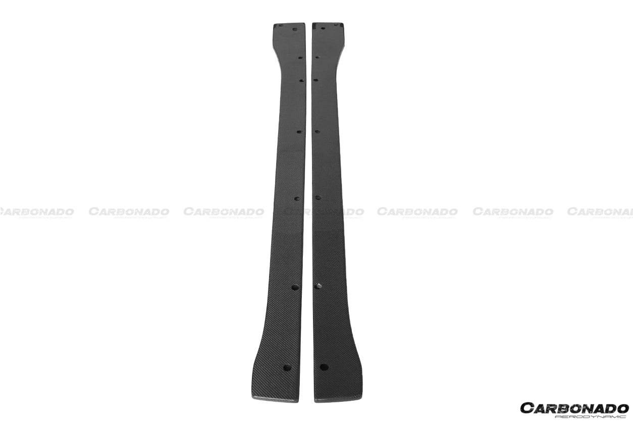 2014-2020 BMW F82/F83 M4 DE Style Carbon Fiber Side Skirts - Carbonado Aero