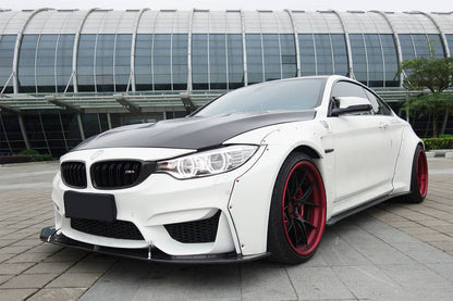 2014-2020 BMW F82/F83 M4 DE Style Carbon Fiber Front Lip - Carbonado Aero