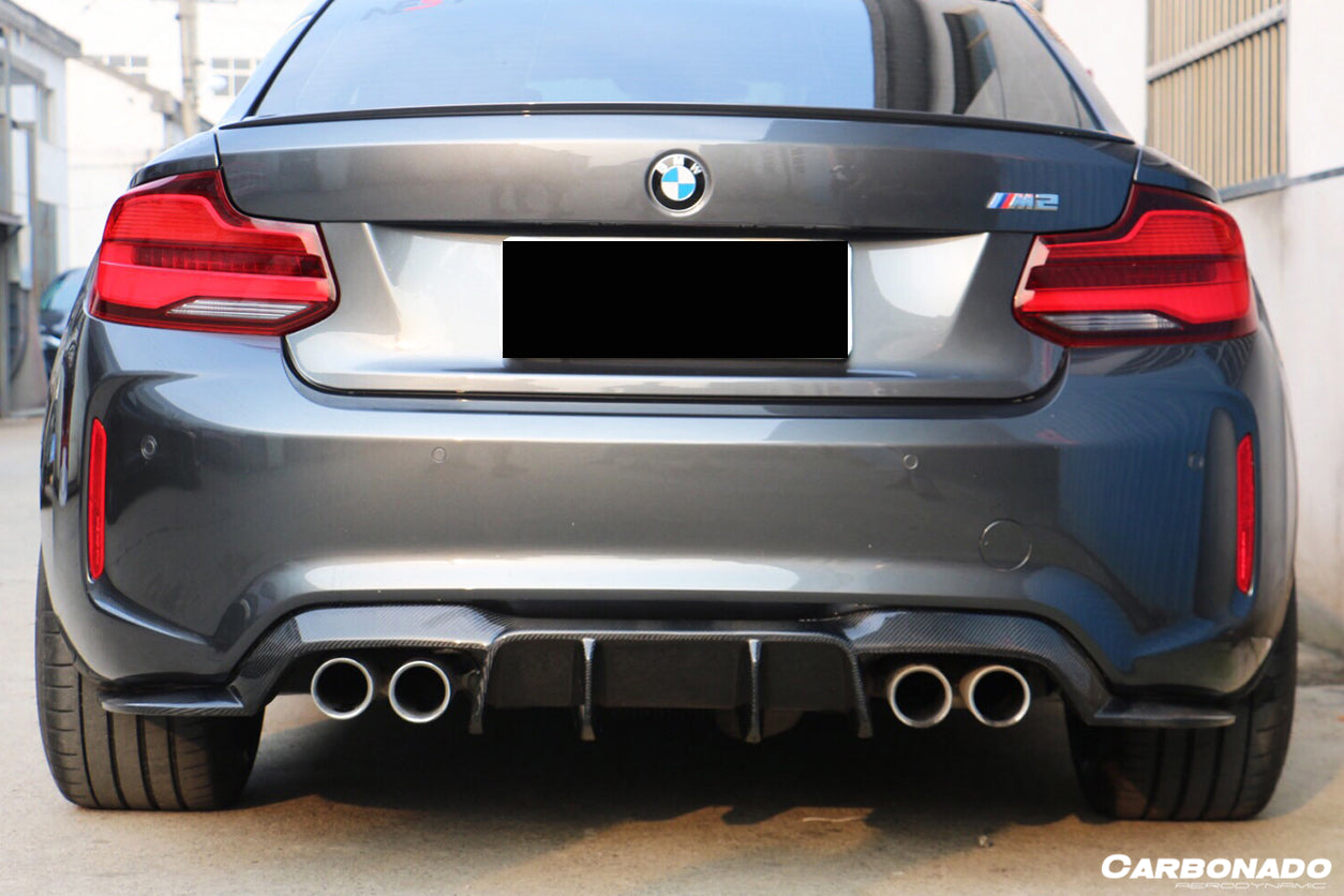 2016-2020 BMW M2 F87 VRS Style Carbon FIber Rear Lip