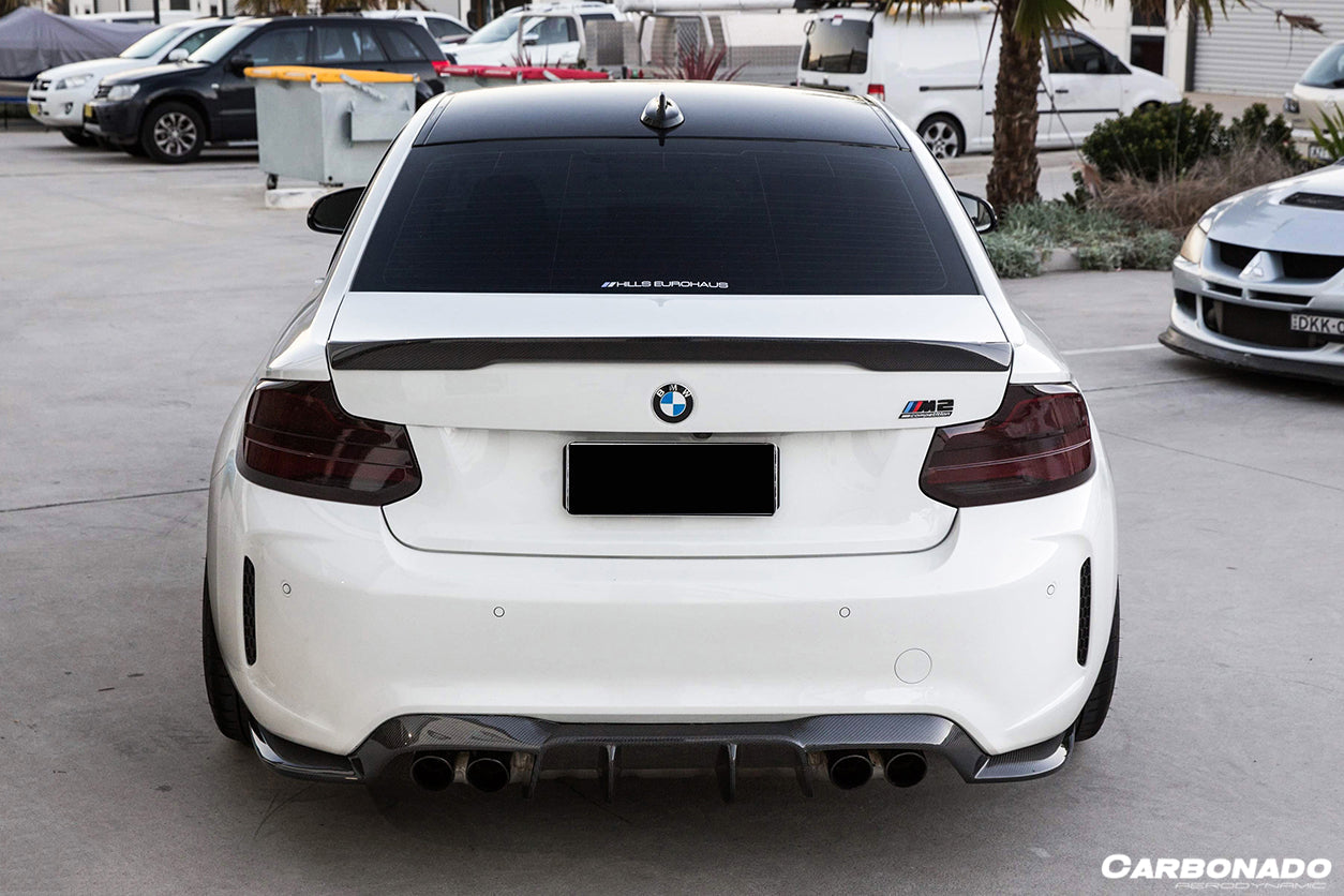 2016-2020 BMW M2 F87 VRS Style Carbon FIber Rear Lip