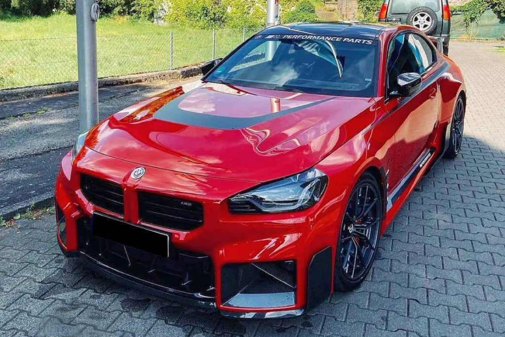 2021-2024 BMW M2 G87 OD-AP Style Dry Carbon Fiber Down Grille