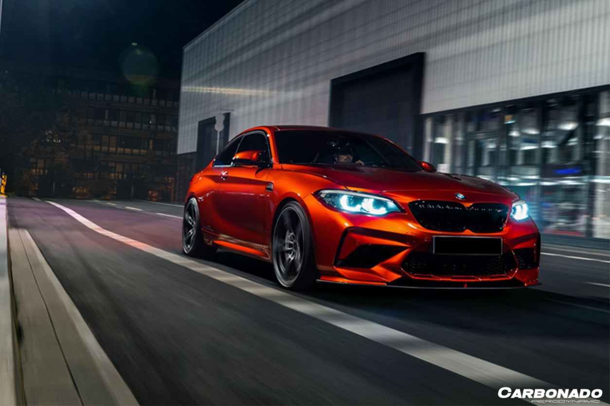 2016-2021 BMW M2 & M2C F87 AC Style Carbon FIber Front Lip