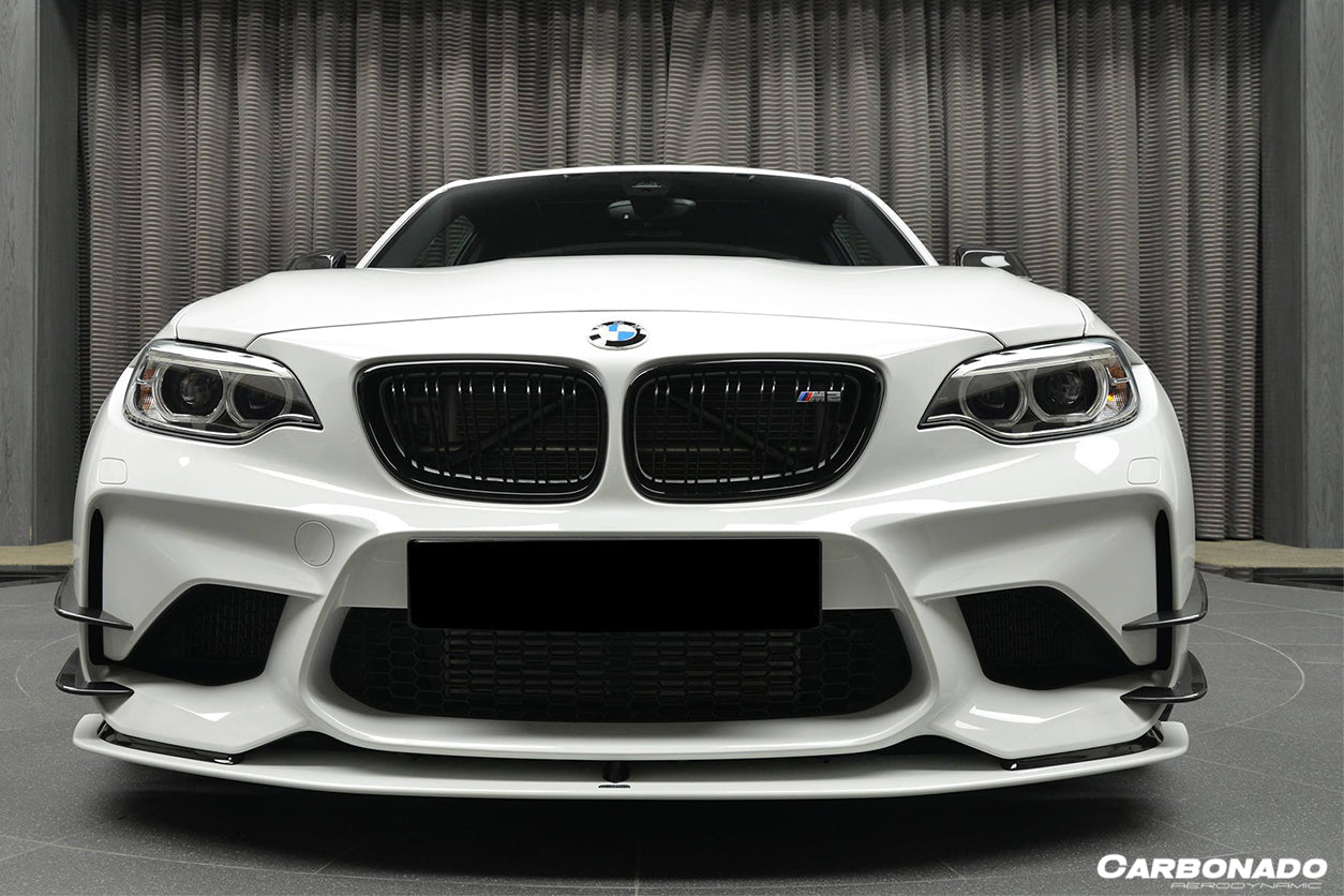 2016-2021 BMW M2 & M2C F87 AC Style Carbon FIber Front Lip