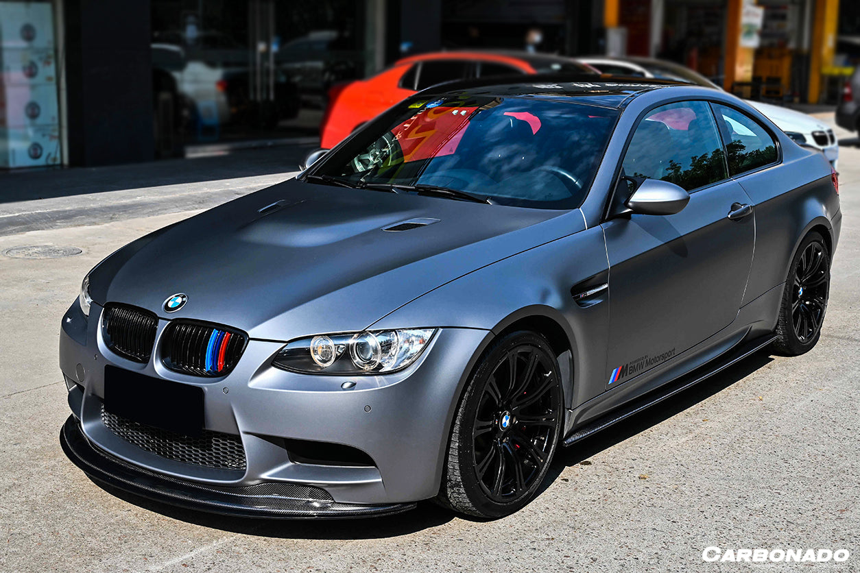 2008-2012 BMW M3 E90 & E92 & E93 GTSII Style Carbon Fiber Front Lip