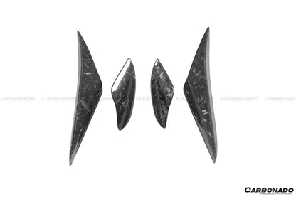 2008-2012 BMW M3 E90  E92  E93 KA Style Carbon Fiber Canards