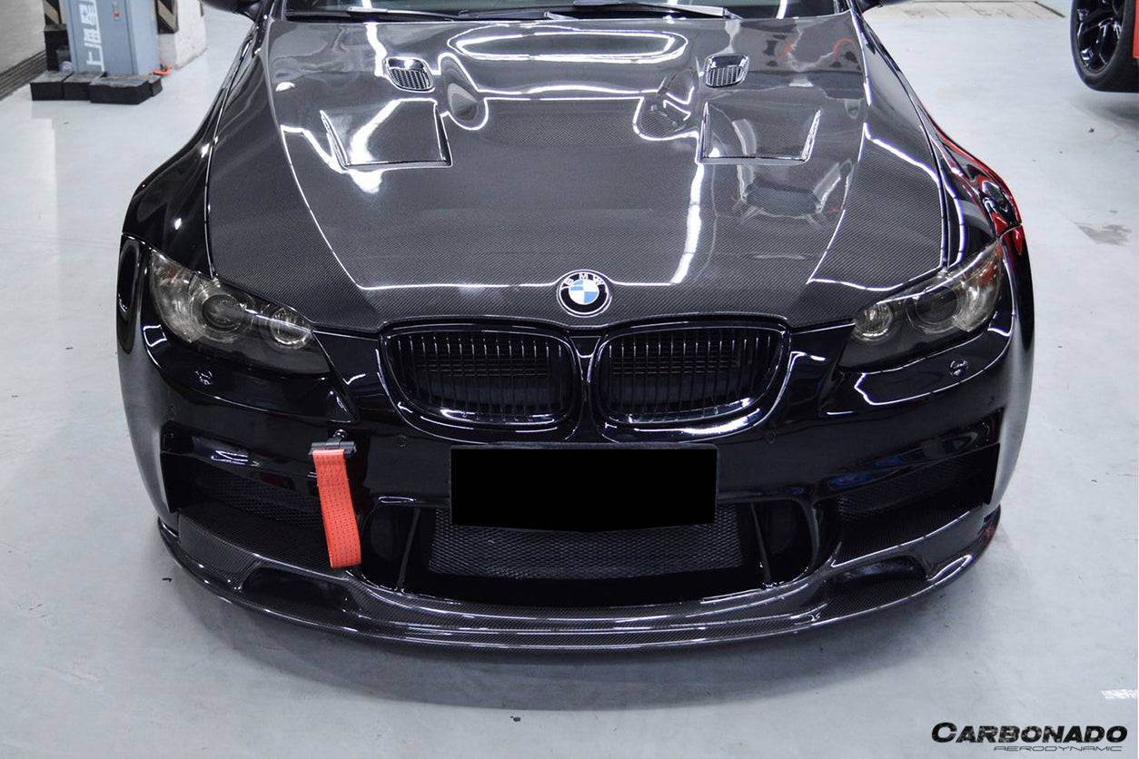 2008-2012 BMW M3 E90 & E92 & E93 VRS Style Carbon Fiber Lip - Carbonado