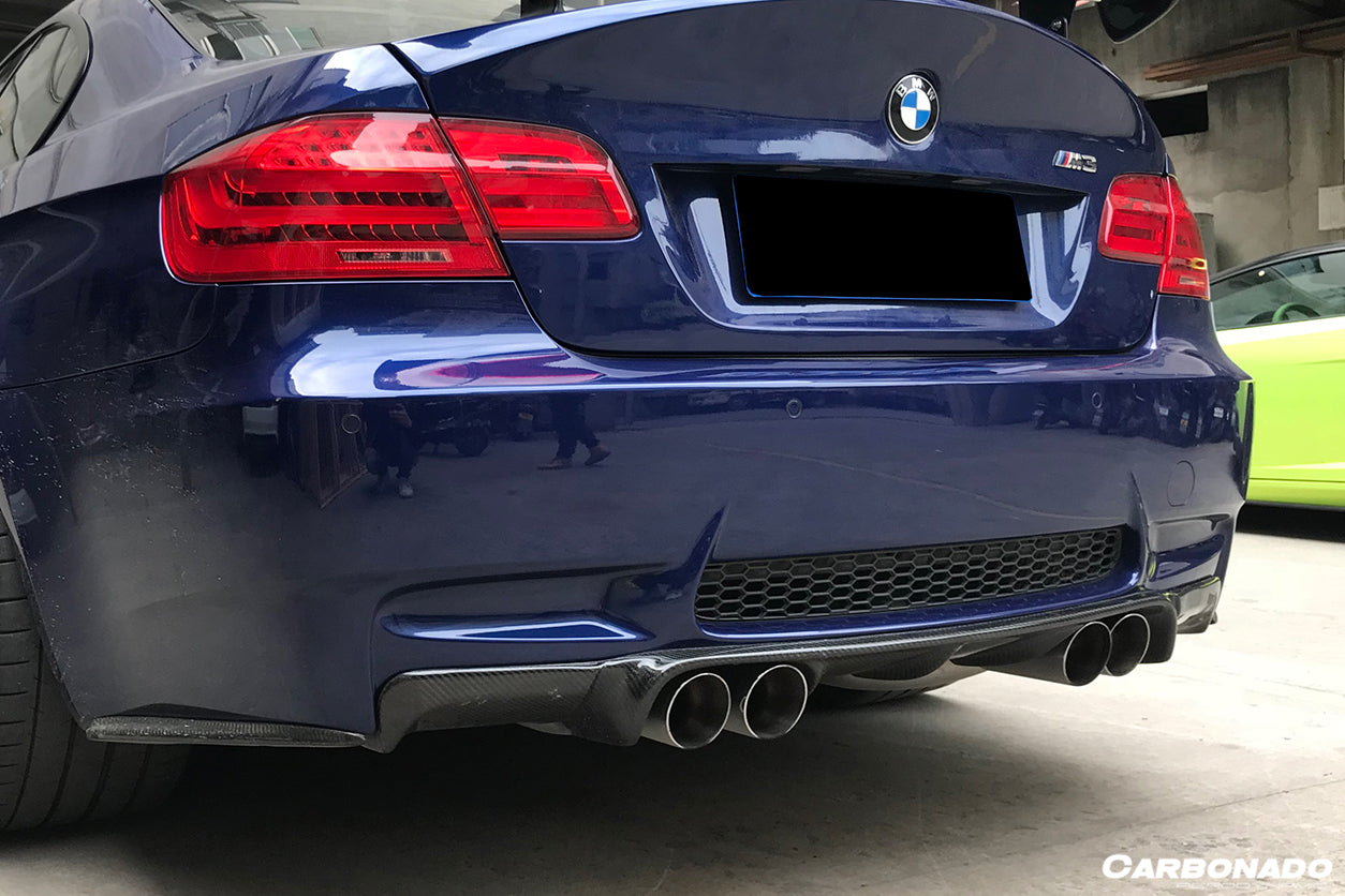 2008-2012 BMW M3 E92/E93 VA Style Carbon Fiber Rear Lip - Carbonado Aero