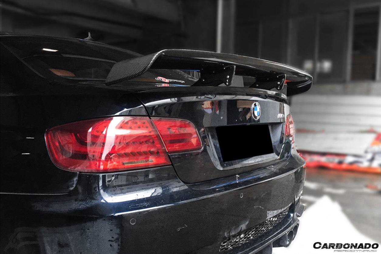 2008-2013 BMW 3 Series/M3 E92 VA2 Style Carbon Fiber Trunk Spoiler - Carbonado