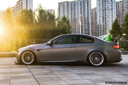 2008-2012 BMW M3 E92/E93 ET Style Carbon Fiber Side Skirts Under Board - Carbonado Aero