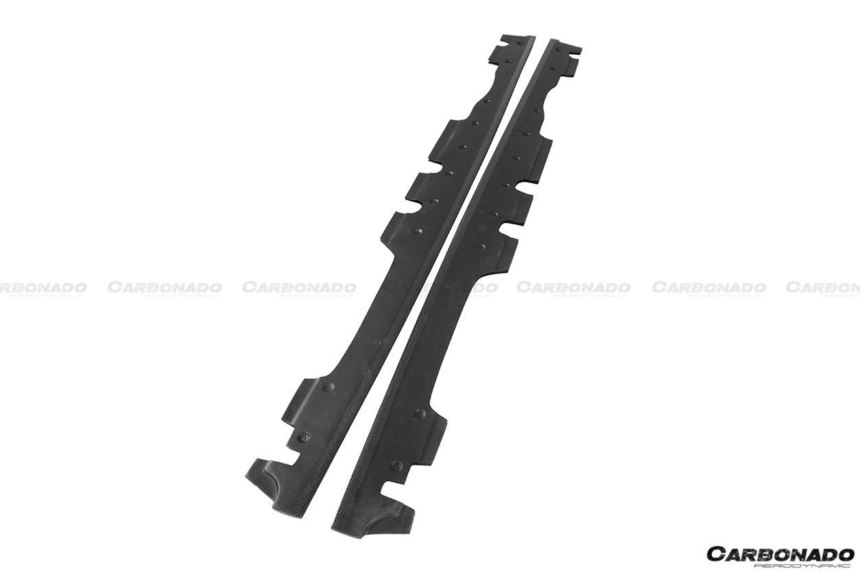 2008-2012 BMW M3 E92/E93 ET Style Carbon Fiber Side Skirts Under Board - Carbonado Aero