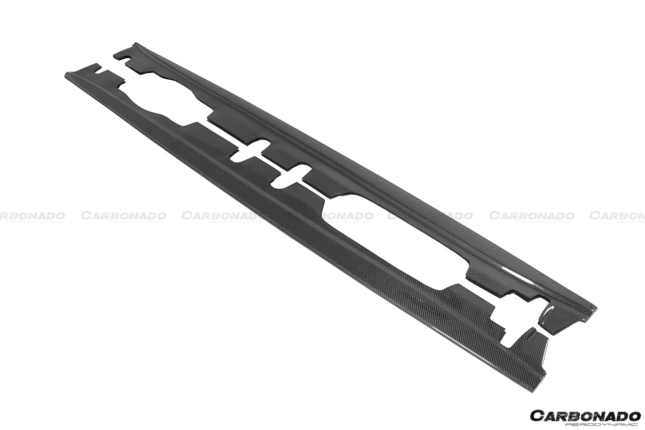 2008-2012 BMW M3 E92/E93 ET Style Carbon Fiber Side Skirts Under Board - Carbonado Aero
