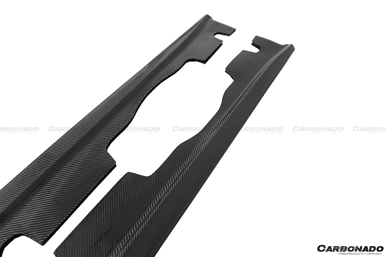 2008-2012 BMW M3 E92/E93 ET Style Carbon Fiber Side Skirts Under Board - Carbonado Aero
