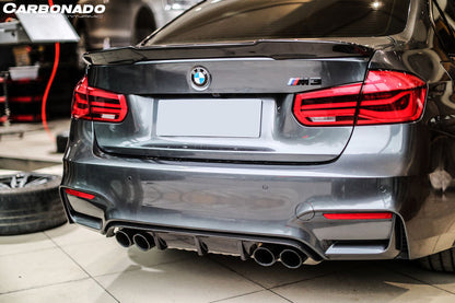 2014-2020 BMW M3 F80 3 Series F30 F35 VRS Style Carbon Fiber Trunk Spoiler
