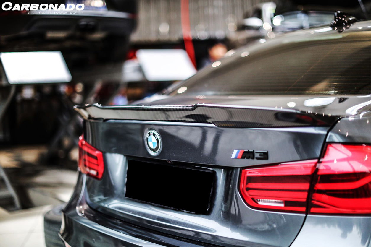 2014-2020 BMW M3 F80 3 Series F30 F35 VRS Style Carbon Fiber Trunk Spoiler