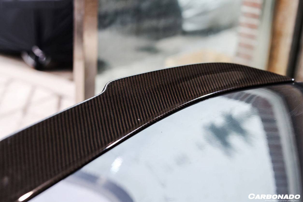 2014-2020 BMW M3 F80/ 3 Series F30 F35 VRS Style Carbon Fiber Trunk Spoiler - Carbonado Aero