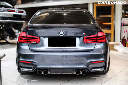 2014-2020 BMW M3 F80/ 3 Series F30 F35 VRS Style Carbon Fiber Trunk Spoiler - Carbonado Aero