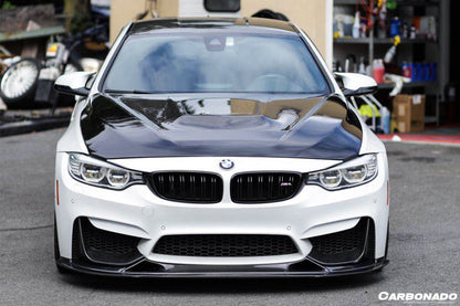 2014-2020 BMW M3 F80 & M4 F82 BS Style Carbon Fiber Front Lip