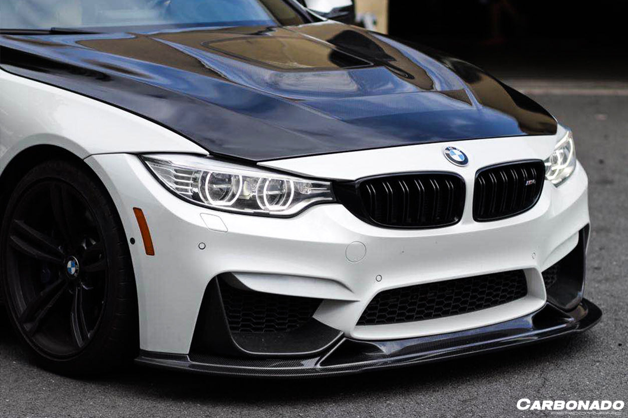 2014-2020 BMW M3 F80 & M4 F82 BS Style Carbon Fiber Front Lip