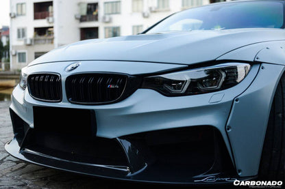 2014-2020 BMW M3 F80 M4 F82 D3 Style Front Bumper - Carbonado Aero