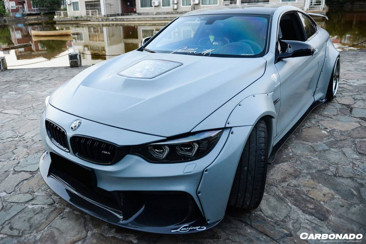 2014-2020 BMW M3 F80 M4 F82 D3 Style Front Bumper - Carbonado Aero