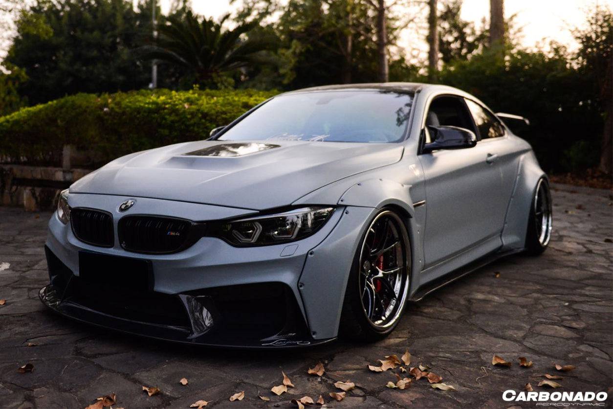2014-2020 BMW M3 F80 M4 F82 D3 Style Front Bumper - Carbonado Aero