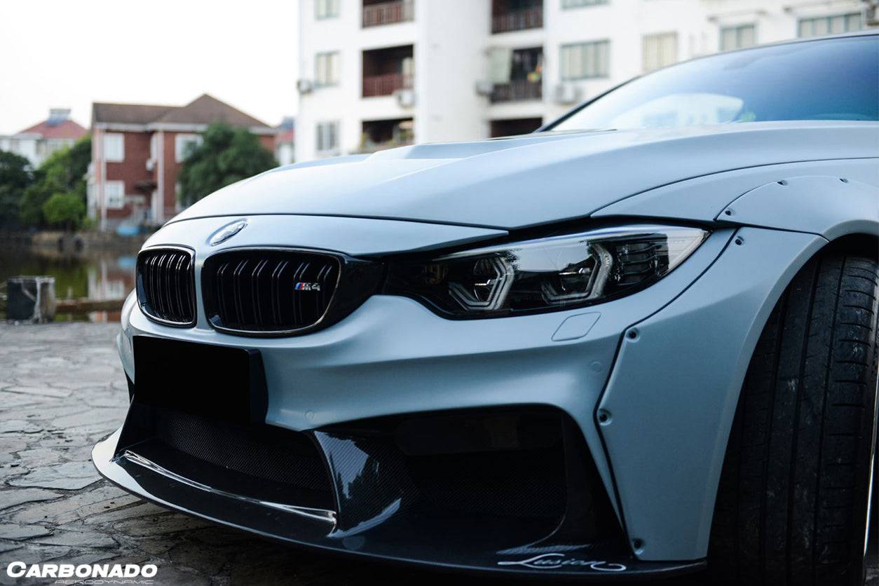 2014-2020 BMW M3 F80 M4 F82 D3 Style Front Bumper - Carbonado Aero