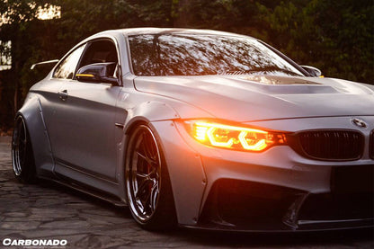 2014-2020 BMW M3 F80 M4 F82 D3 Style Front Bumper - Carbonado Aero