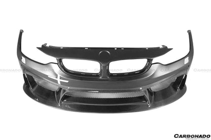 2014-2020 BMW M3 F80 M4 F82 D3 Style Front Bumper - Carbonado Aero