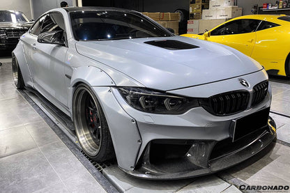 2014-2020 BMW M3 F80 M4 F82 D3 Style Front Bumper - Carbonado Aero